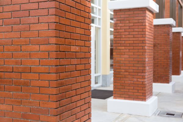 Brick Column Installation in Ypsilanti