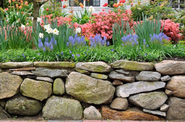 Stone Wall Hardscaping in Ypsilanti